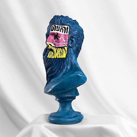 Poseidon 'Half Pop' Dekoratif Heykel, Pop Art Roma Yunan Heykelleri